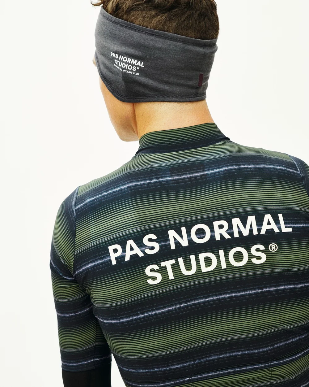 PAS NORMAL STUDIOS Essential Jersey Light Olive Stripe Men — Cycle